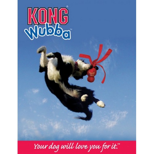 Kong Wubba Sesli Köpek Oyuncağı L 34cm Kong Wubba Sesli Köpek Oyuncağı L 34cm