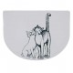 Trixie Kedi Mama Servisi 40×30cm Yarım Daire Trixie Kedi Mama Servisi 40×30cm Yarım Daire