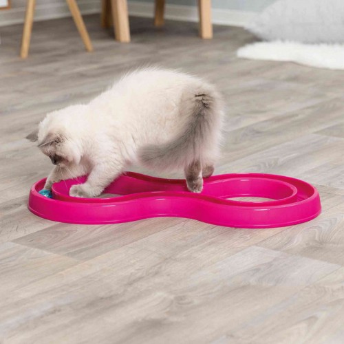 Trixie Kedi Oyuncak Top Kovalama 65x31cm Pembe Trixie Kedi Oyuncak Top Kovalama 65x31cm Pembe