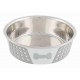 Trixie Köpek Mama Su Kabı Paslanmaz Çelik Silikon 1,4Lt 21cm Beyaz Gri Trixie Köpek Mama Su Kabı Paslanmaz Çelik Silikon 1,4Lt 21cm Beyaz Gri