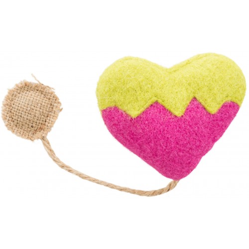 Trixie Kedi Oyuncağı Kediotlu Jut Kalp 8cm-18cm Trixie Kedi Oyuncağı Kediotlu Jut Kalp 8cm-18cm