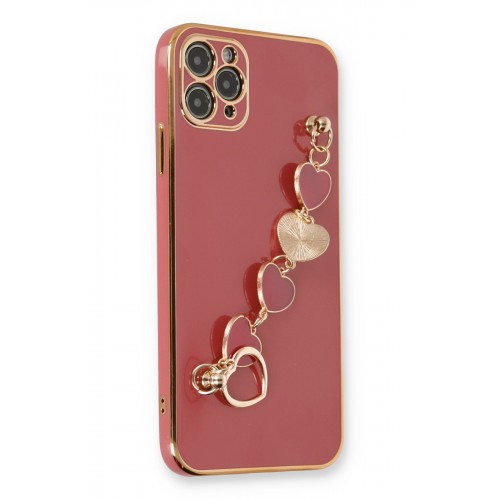 Newface iPhone 11 Pro Max Kılıf Esila Silikon - Kırmızı Newface iPhone 11 Pro Max Kılıf Esila Silikon - Kırmızı