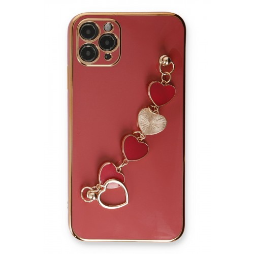 Newface iPhone 11 Pro Max Kılıf Esila Silikon - Kırmızı Newface iPhone 11 Pro Max Kılıf Esila Silikon - Kırmızı