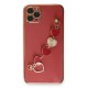 Newface iPhone 11 Pro Max Kılıf Esila Silikon - Kırmızı Newface iPhone 11 Pro Max Kılıf Esila Silikon - Kırmızı