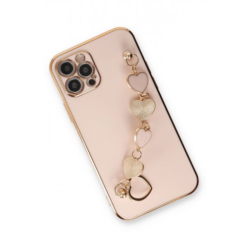 Newface iPhone 12 Pro Max Kılıf Esila Silikon - Pudra Newface iPhone 12 Pro Max Kılıf Esila Silikon - Pudra