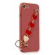 Newface iPhone 7 Kılıf Esila Silikon - Kırmızı Newface iPhone 7 Kılıf Esila Silikon - Kırmızı