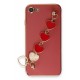 Newface iPhone 7 Kılıf Esila Silikon - Kırmızı Newface iPhone 7 Kılıf Esila Silikon - Kırmızı