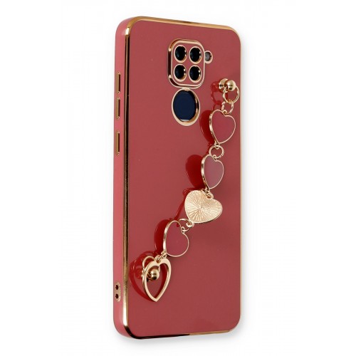 Newface Xiaomi Redmi Note 9 Kılıf Esila Silikon - Kırmızı Newface Xiaomi Redmi Note 9 Kılıf Esila Silikon - Kırmızı