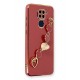 Newface Xiaomi Redmi Note 9 Kılıf Esila Silikon - Kırmızı Newface Xiaomi Redmi Note 9 Kılıf Esila Silikon - Kırmızı