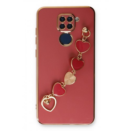 Newface Xiaomi Redmi Note 9 Kılıf Esila Silikon - Kırmızı Newface Xiaomi Redmi Note 9 Kılıf Esila Silikon - Kırmızı