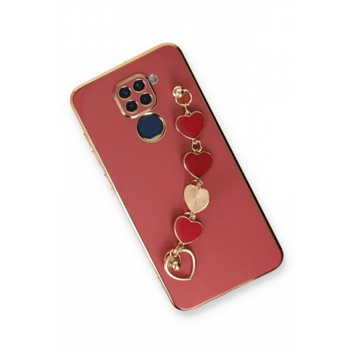 Newface Xiaomi Redmi Note 9 Kılıf Esila Silikon - Kırmızı Newface Xiaomi Redmi Note 9 Kılıf Esila Silikon - Kırmızı