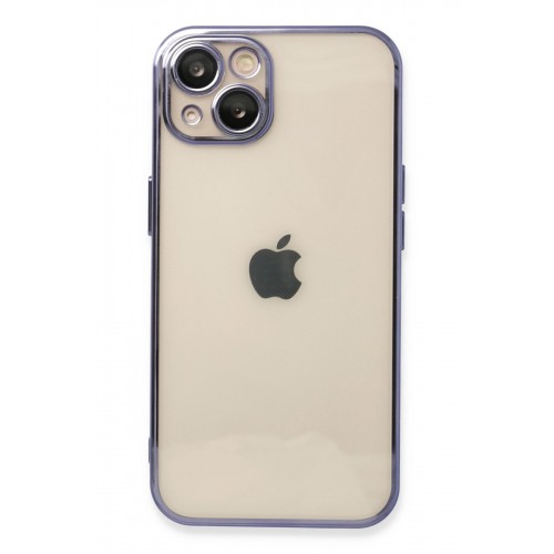 Newface iPhone 14 Kılıf Razer Lensli Silikon - Mor Newface iPhone 14 Kılıf Razer Lensli Silikon - Mor