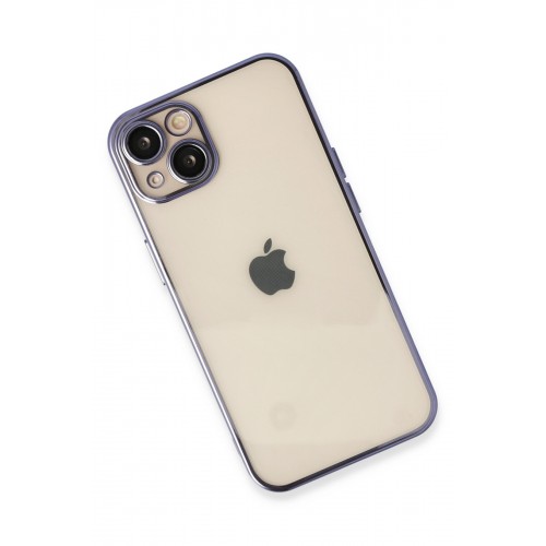Newface iPhone 14 Kılıf Razer Lensli Silikon - Mor Newface iPhone 14 Kılıf Razer Lensli Silikon - Mor