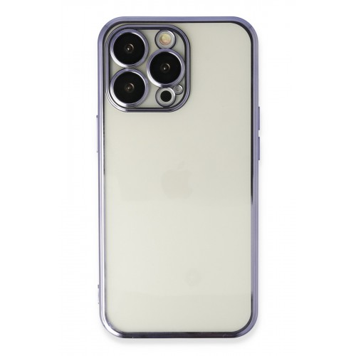 Newface iPhone 14 Pro Max Kılıf Razer Lensli Silikon - Mor Newface iPhone 14 Pro Max Kılıf Razer Lensli Silikon - Mor
