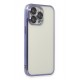 Newface iPhone 14 Pro Max Kılıf Razer Lensli Silikon - Mor Newface iPhone 14 Pro Max Kılıf Razer Lensli Silikon - Mor