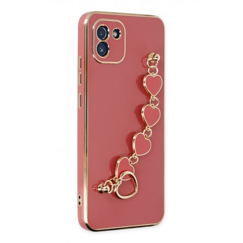 Newface Samsung Galaxy A03 Kılıf Esila Silikon - Kırmızı Newface Samsung Galaxy A03 Kılıf Esila Silikon - Kırmızı
