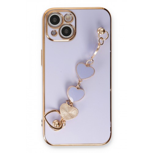 Newface iPhone 14 Kılıf Esila Silikon - Lila Newface iPhone 14 Kılıf Esila Silikon - Lila