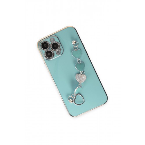 Newface iPhone 14 Pro Kılıf Esila Silikon - Su Yeşili Newface iPhone 14 Pro Kılıf Esila Silikon - Su Yeşili
