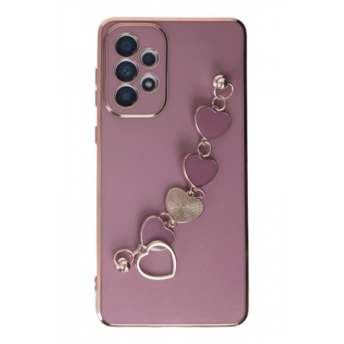 Newface Samsung Galaxy A33 5G Kılıf Esila Silikon - Mor Newface Samsung Galaxy A33 5G Kılıf Esila Silikon - Mor