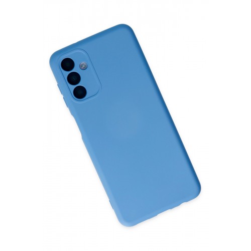 Newface Samsung Galaxy A04S Kılıf Nano içi Kadife Silikon - Mavi Newface Samsung Galaxy A04S Kılıf Nano içi Kadife Silikon - Mavi