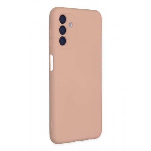 Newface Samsung Galaxy A04S Kılıf Nano içi Kadife Silikon - Pudra Newface Samsung Galaxy A04S Kılıf Nano içi Kadife Silikon - Pudra