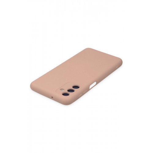 Newface Samsung Galaxy A04S Kılıf Nano içi Kadife Silikon - Pudra Newface Samsung Galaxy A04S Kılıf Nano içi Kadife Silikon - Pudra