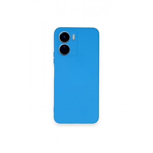Newface Vivo Y16 Kılıf Nano içi Kadife Silikon - Mavi Newface Vivo Y16 Kılıf Nano içi Kadife Silikon - Mavi