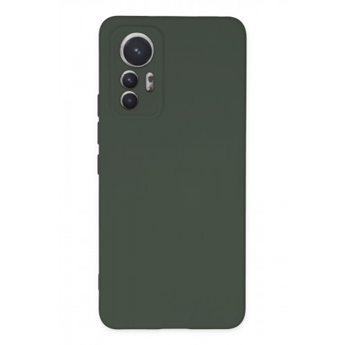 Newface Xiaomi Mi 12 Lite Kılıf Nano içi Kadife Silikon - Koyu Yeşil Newface Xiaomi Mi 12 Lite Kılıf Nano içi Kadife Silikon - Koyu Yeşil