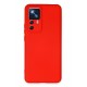 Newface Xiaomi Mi 12T Kılıf Nano içi Kadife Silikon - Kırmızı Newface Xiaomi Mi 12T Kılıf Nano içi Kadife Silikon - Kırmızı