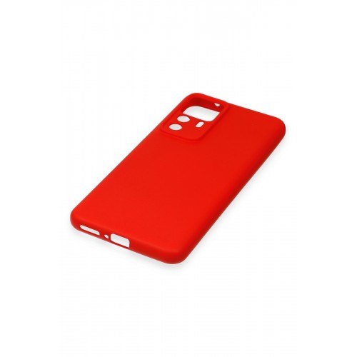 Newface Xiaomi Mi 12T Kılıf Nano içi Kadife Silikon - Kırmızı Newface Xiaomi Mi 12T Kılıf Nano içi Kadife Silikon - Kırmızı