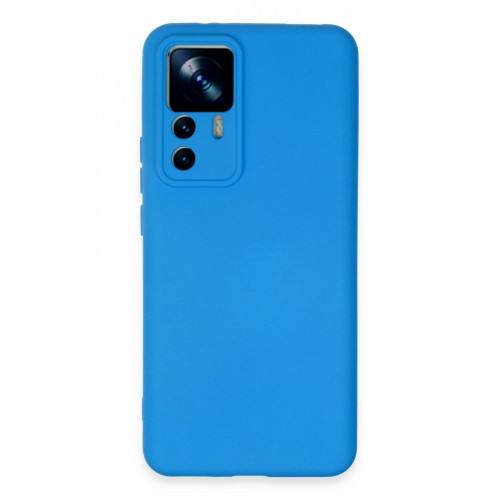 Newface Xiaomi Mi 12T Kılıf Nano içi Kadife Silikon - Mavi Newface Xiaomi Mi 12T Kılıf Nano içi Kadife Silikon - Mavi