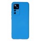 Newface Xiaomi Mi 12T Kılıf Nano içi Kadife Silikon - Mavi Newface Xiaomi Mi 12T Kılıf Nano içi Kadife Silikon - Mavi