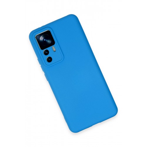Newface Xiaomi Mi 12T Kılıf Nano içi Kadife Silikon - Mavi Newface Xiaomi Mi 12T Kılıf Nano içi Kadife Silikon - Mavi