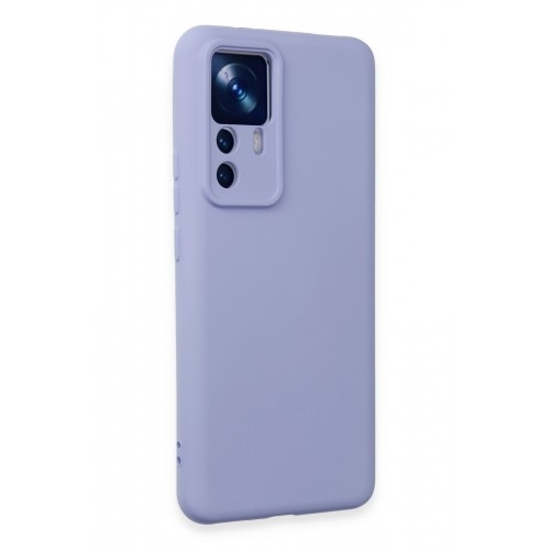 Newface Xiaomi Mi 12T Kılıf Nano içi Kadife Silikon - Lila Newface Xiaomi Mi 12T Kılıf Nano içi Kadife Silikon - Lila