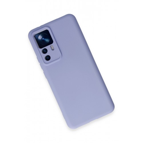 Newface Xiaomi Mi 12T Kılıf Nano içi Kadife Silikon - Lila Newface Xiaomi Mi 12T Kılıf Nano içi Kadife Silikon - Lila