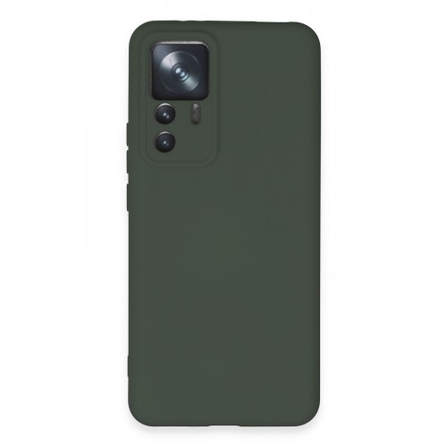 Newface Xiaomi Mi 12T Kılıf Nano içi Kadife Silikon - Koyu Yeşil Newface Xiaomi Mi 12T Kılıf Nano içi Kadife Silikon - Koyu Yeşil