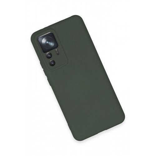 Newface Xiaomi Mi 12T Kılıf Nano içi Kadife Silikon - Koyu Yeşil Newface Xiaomi Mi 12T Kılıf Nano içi Kadife Silikon - Koyu Yeşil