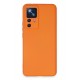 Newface Xiaomi Mi 12T Pro Kılıf Nano içi Kadife Silikon - Turuncu Newface Xiaomi Mi 12T Pro Kılıf Nano içi Kadife Silikon - Turuncu