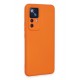 Newface Xiaomi Mi 12T Pro Kılıf Nano içi Kadife Silikon - Turuncu Newface Xiaomi Mi 12T Pro Kılıf Nano içi Kadife Silikon - Turuncu
