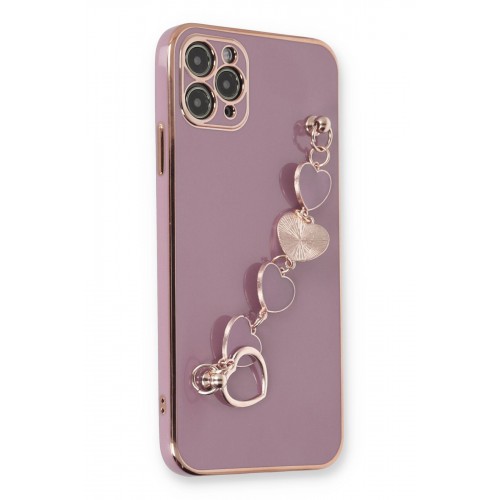 Newface iPhone 11 Pro Kılıf Esila Silikon - Mor Newface iPhone 11 Pro Kılıf Esila Silikon - Mor