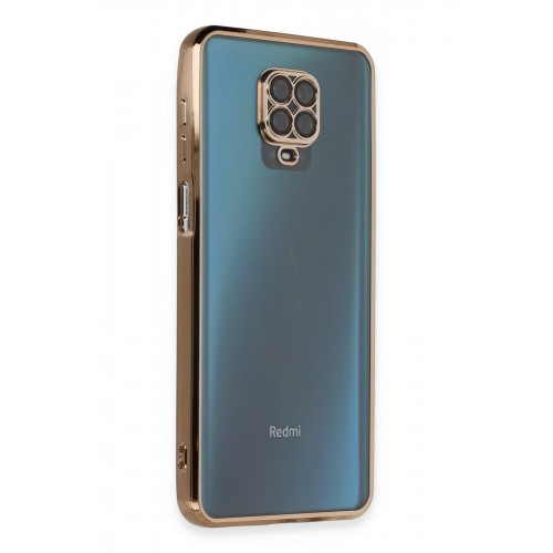 Newface Xiaomi Redmi Note 9S Kılıf Razer Lensli Silikon - Gold Newface Xiaomi Redmi Note 9S Kılıf Razer Lensli Silikon - Gold