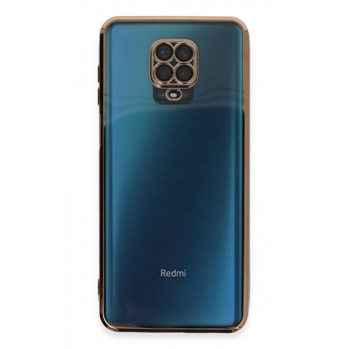 Newface Xiaomi Redmi Note 9S Kılıf Razer Lensli Silikon - Gold Newface Xiaomi Redmi Note 9S Kılıf Razer Lensli Silikon - Gold