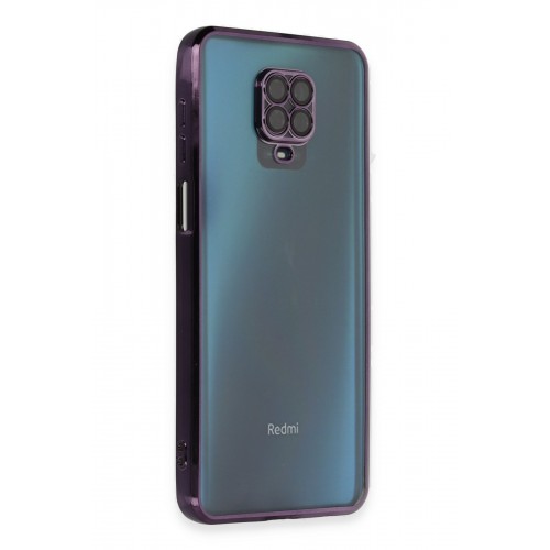 Newface Xiaomi Redmi Note 9S Kılıf Razer Lensli Silikon - Mor Newface Xiaomi Redmi Note 9S Kılıf Razer Lensli Silikon - Mor