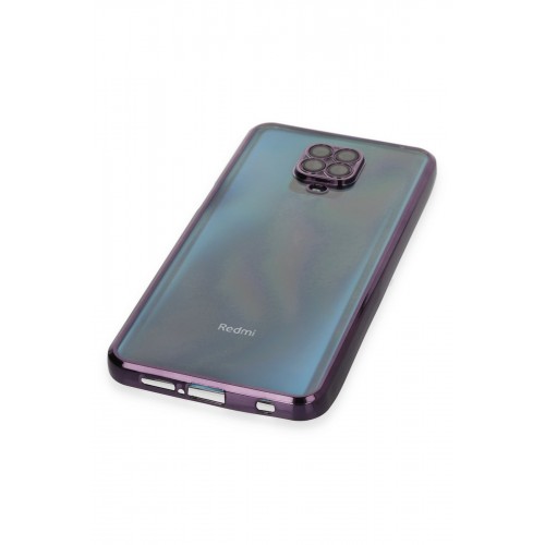 Newface Xiaomi Redmi Note 9S Kılıf Razer Lensli Silikon - Mor Newface Xiaomi Redmi Note 9S Kılıf Razer Lensli Silikon - Mor