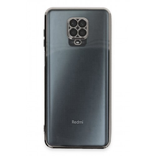 Newface Xiaomi Redmi Note 9S Kılıf Razer Lensli Silikon - Gümüş Newface Xiaomi Redmi Note 9S Kılıf Razer Lensli Silikon - Gümüş