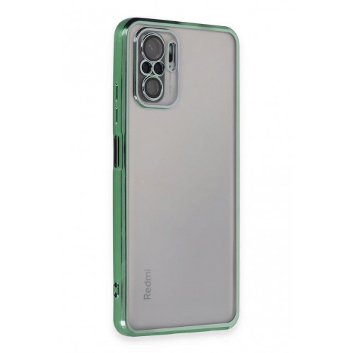 Newface Xiaomi Redmi Note 10 Kılıf Razer Lensli Silikon - Yeşil Newface Xiaomi Redmi Note 10 Kılıf Razer Lensli Silikon - Yeşil