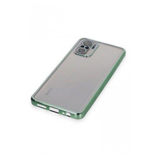 Newface Xiaomi Redmi Note 10S Kılıf Razer Lensli Silikon - Yeşil Newface Xiaomi Redmi Note 10S Kılıf Razer Lensli Silikon - Yeşil