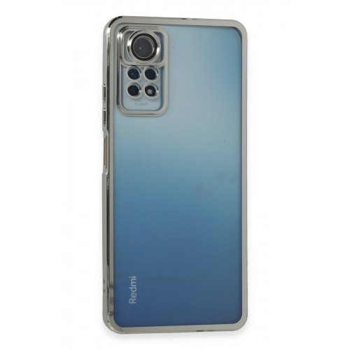 Newface Xiaomi Redmi Note 11 Pro Kılıf Razer Lensli Silikon - Gümüş Newface Xiaomi Redmi Note 11 Pro Kılıf Razer Lensli Silikon - Gümüş