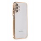 Newface Samsung Galaxy A04S Kılıf Razer Lensli Silikon - Gold Newface Samsung Galaxy A04S Kılıf Razer Lensli Silikon - Gold