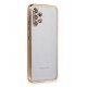 Newface Samsung Galaxy A32 Kılıf Razer Lensli Silikon - Gold Newface Samsung Galaxy A32 Kılıf Razer Lensli Silikon - Gold